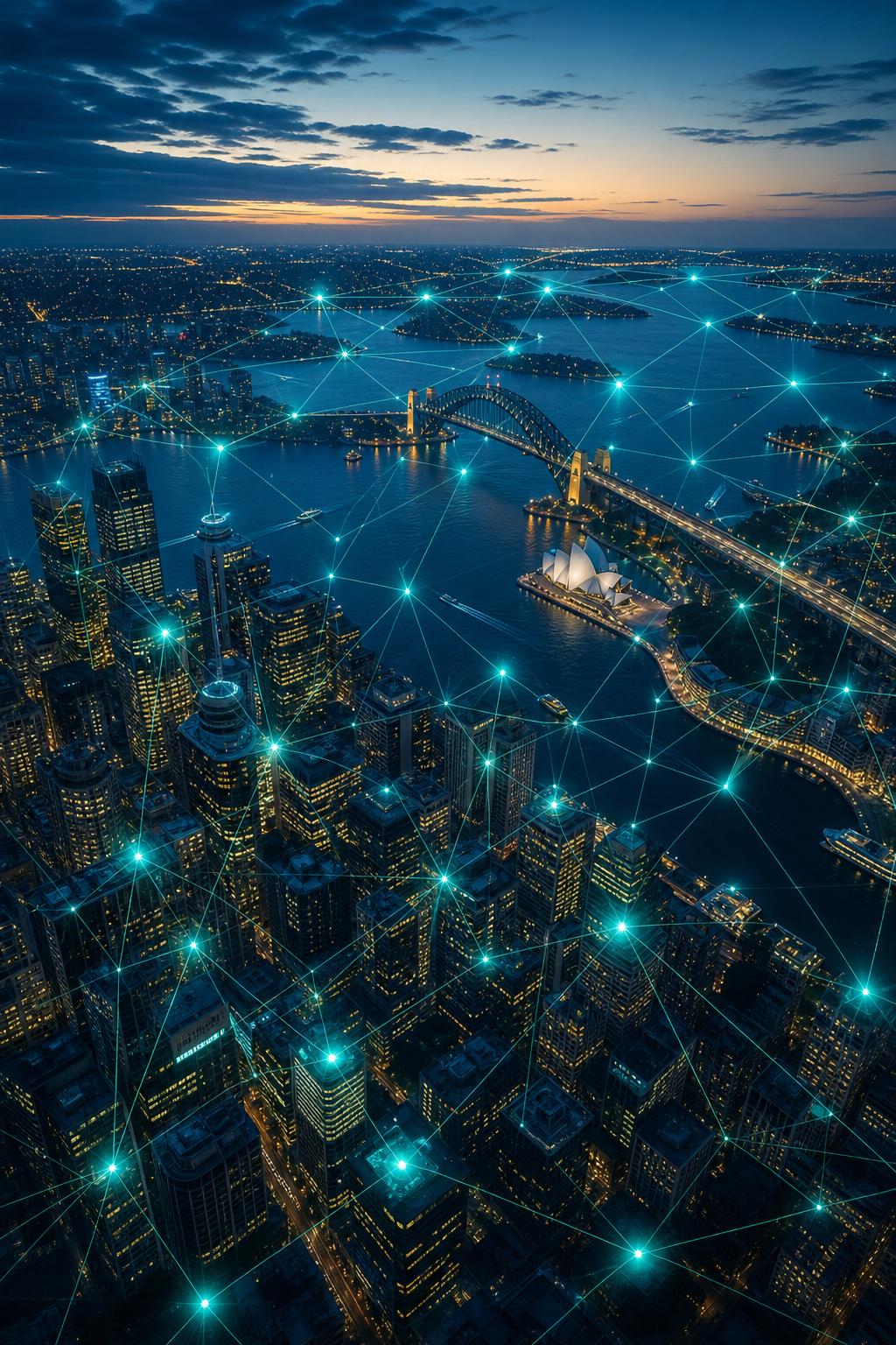 Australia connected by an AI network