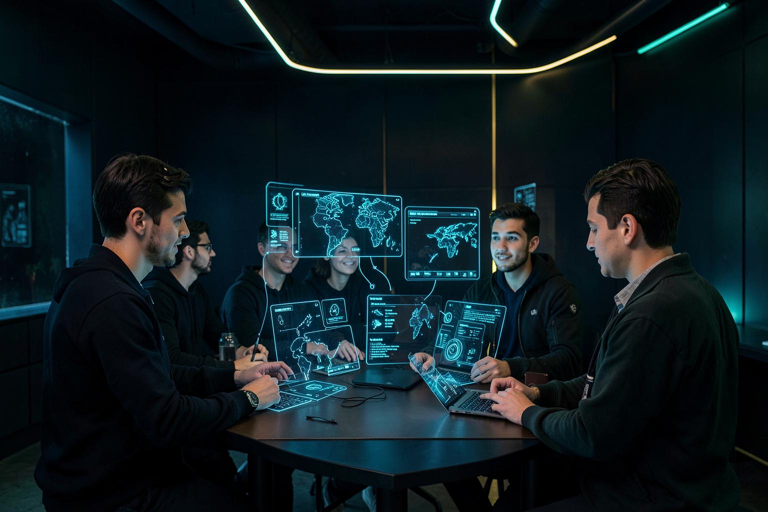 Illustrative: multidisciplinary teams working on applied AI problems